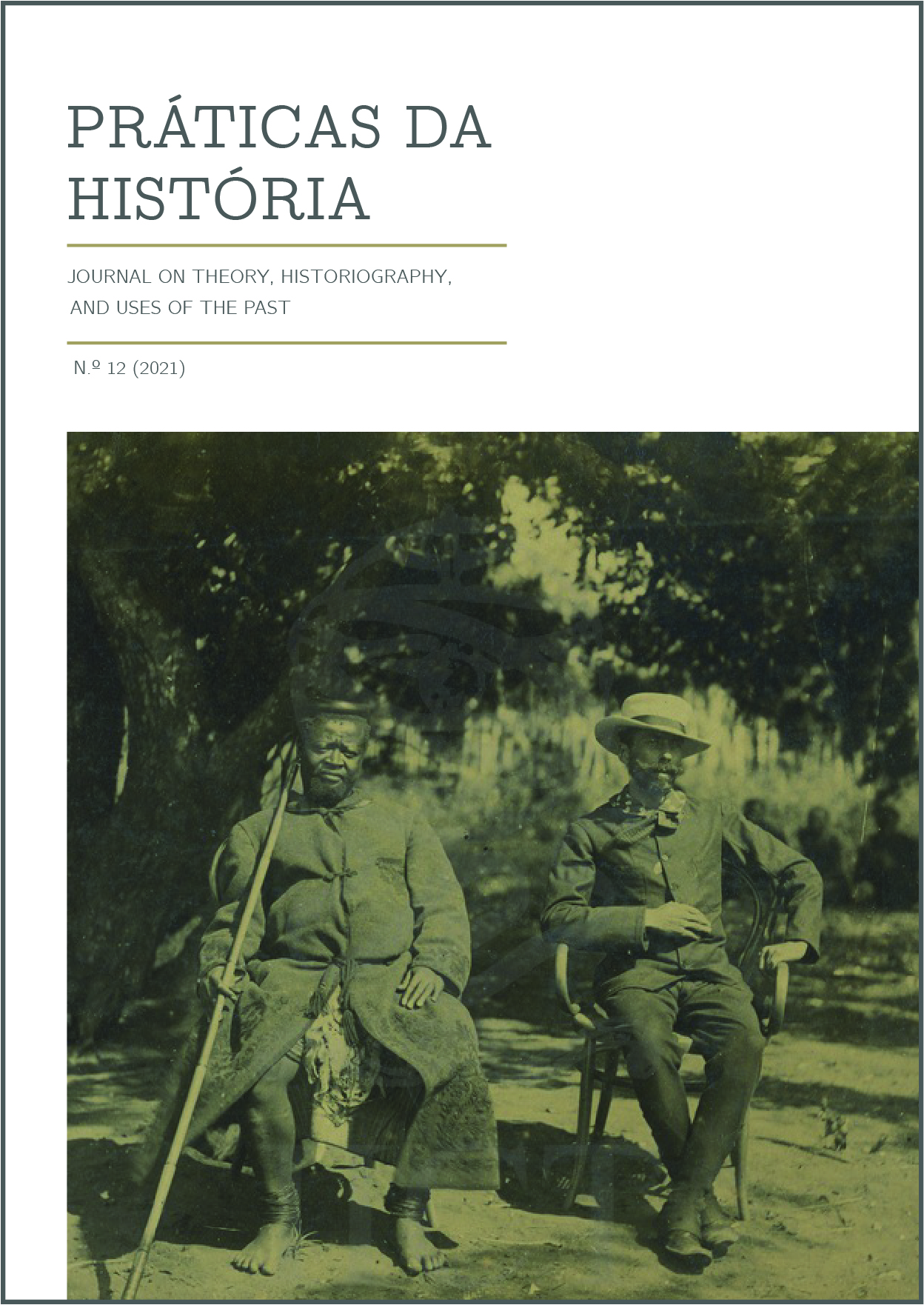 Foto da capa: Régulo Gungunhana e Mt.o Almeida, 1890-1891. [Álbum fotográfico n.o3] Comissão de Delimitação de Fronteira de Lourenço Marques 1890-91, Moçambique. IICT/Cartografia, Centro de Documentação e Informação, Centro de História, Instituto de Investigação Científica e Tropical [Portugal]. [https://actd.iict.pt/view/actd:AHUD5179]